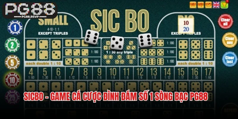 Sicbo - Game Cá Cược Đình Đám Số 1 Sòng Bạc PG88