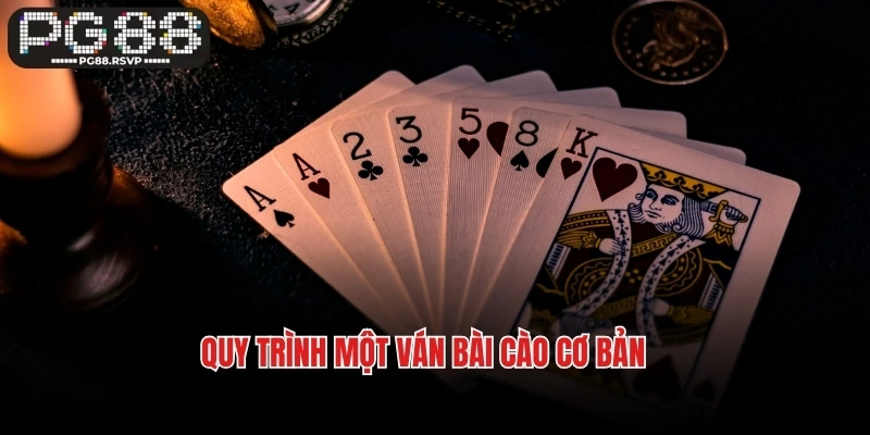 Quy trình một ván bài cào cơ bản