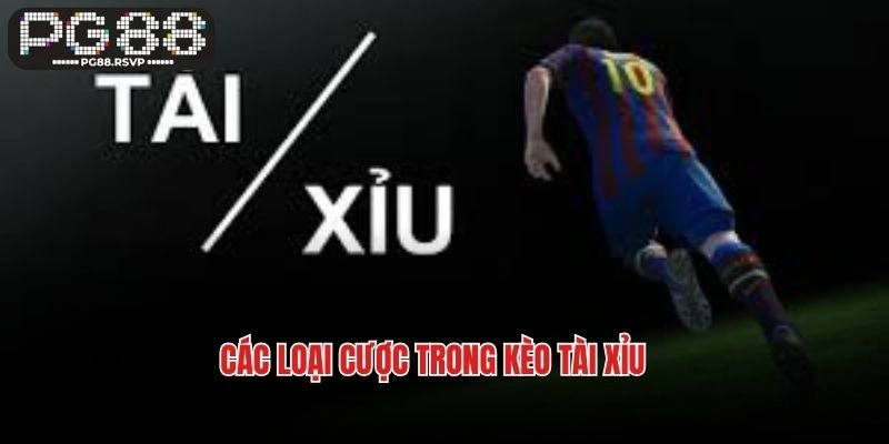Các loại cược trong kèo Tài Xỉu